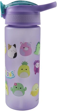 GIM Παγούρι Με Καλαμάκι 600ml Squishmallows (574-20217) (1)