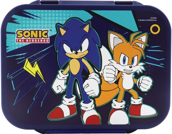 Gim Δοχείο Φαγητού 3Χώρων Sonic Classic (572-55269) (1)