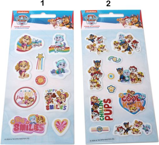 GIM Sticker Foam Paw Patrol-2 Σχέδια-1Τμχ (774-00938) (0)