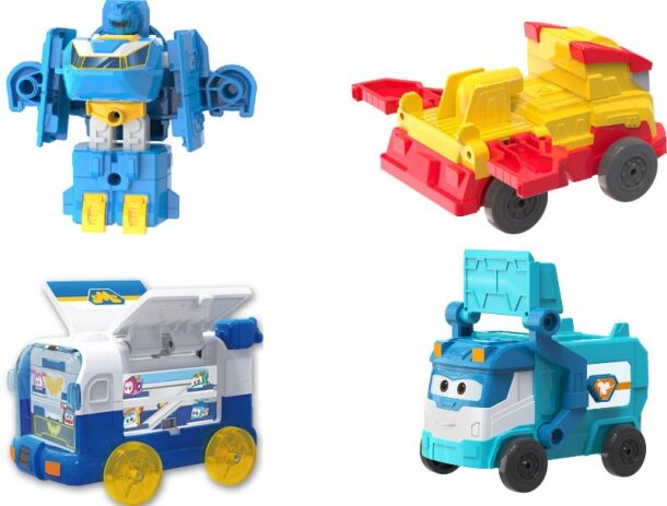 Super Wings Super Pet Mini Vehicle-4 Σχέδια (770130) (3)