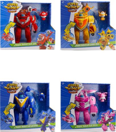 Super Wings Super Pet Robot Suit-4 Σχέδια (770300) (2)