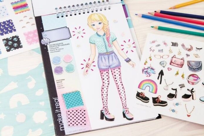 Make It Real Fashion Design Sketchbook Pastel Pop (3205) (2)
