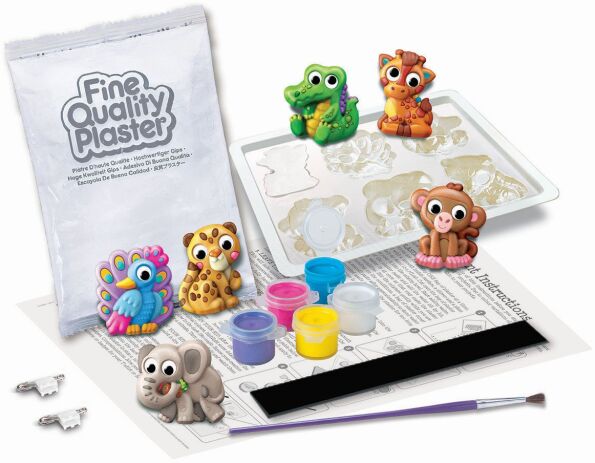 4M Γουρλοματάκια Ζωάκια Μαγνητάκια/Καρφίτσες-Κατασκευή (4M0640) (1)