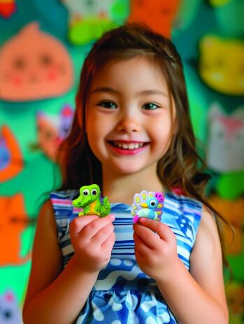 4M Γουρλοματάκια Ζωάκια Μαγνητάκια/Καρφίτσες-Κατασκευή (4M0640) (2)