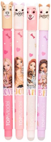 Top Model Στυλό Erasable Gel Fur Ever Friends-4 Σχέδια-1Τμχ (D13883) (1)