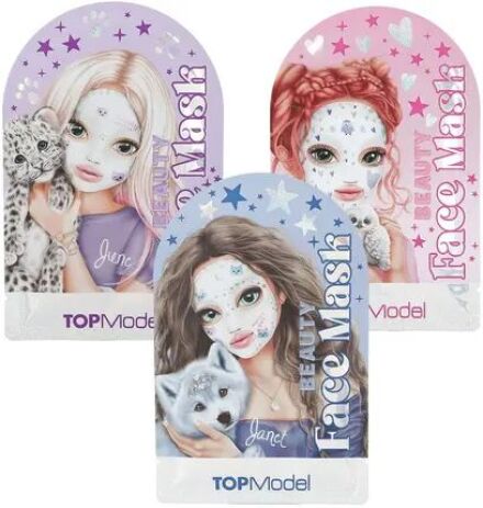 Top Model Μάσκα Προσώπου Beauty & Me-3 Σχέδια-1Τμχ (D13823) (0)
