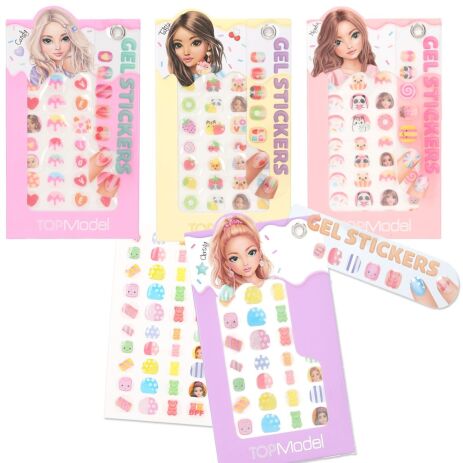 Top Model Αυτοκόλλητα Νύχια Gel Nail Stickers Candy Glam-3 Σχέδια (D14073) (0)