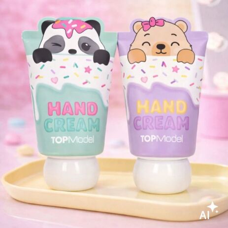 Top Model Κρέμα Χεριών Candy Glam-2 Σχέδια-1Τμχ (D14078) (3)