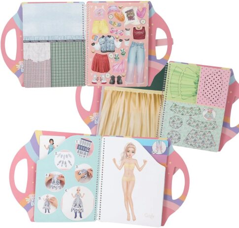 Top Model Μπλοκ Με Αυτοκόλλητα-Dress Me Up (D13574) (1)