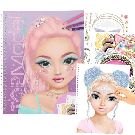 Top Model Μπλοκ Ζωγραφικής Make-Up Colouring Book (D13983) (0)