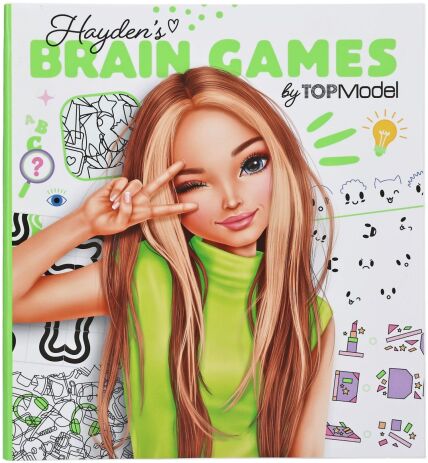 Top Model Μπλοκ Ζωγραφικής Haydens Brain Games Colouring Book (D14591) (0)