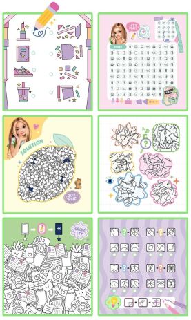 Top Model Μπλοκ Ζωγραφικής Haydens Brain Games Colouring Book (D14591) (2)