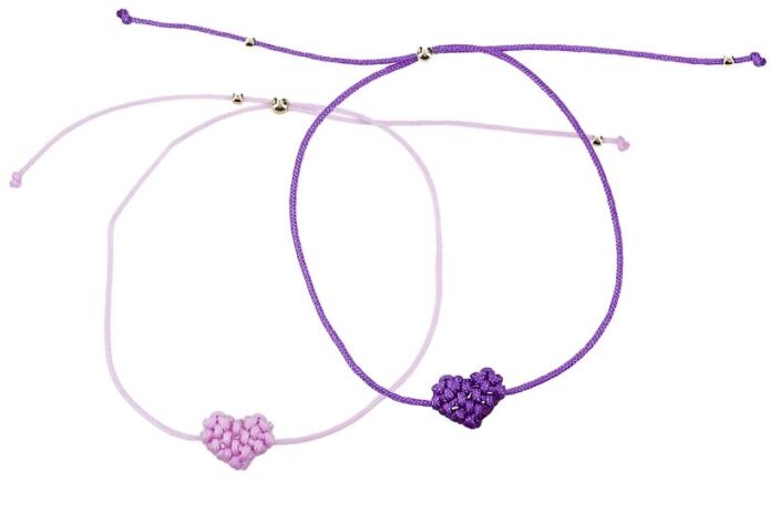 Top Model Bracelet Σετ Heart-3 Σχέδια (D13930) (1)