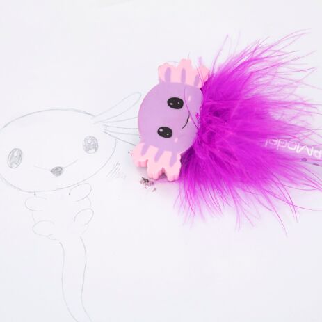 Top Model Μολύβια W/Eraser Topper Mermaid-3 Σχέδια-1Τμχ (D12273) (3)