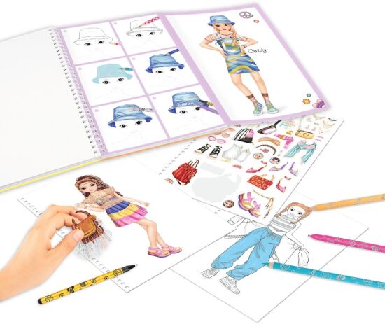 Top Model Μπλοκ Ζωγραφικής Colouring Book (D12943) (1)