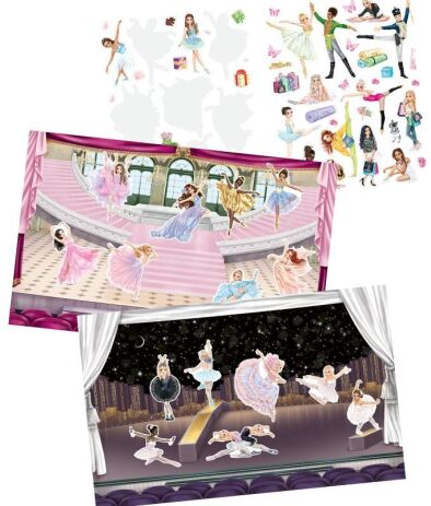 Top Model Μπλοκ Με Αυτοκόλλητα-Stickerworld Ballet (D13049) (1)