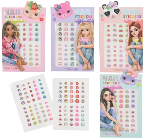 Top Model Nail Stickers Beauty & Me-4 Σχέδια-1Τμχ (D13064) (0)