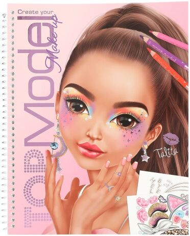 Top Model Μπλοκ Ζωγραφικής Make-Up Colouring Book (D13144) (0)