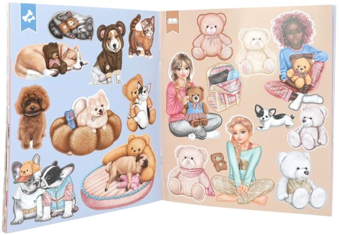 Top Model Μπλοκ Με Αυτοκόλλητα-Dress Me Up (D13209) (2)