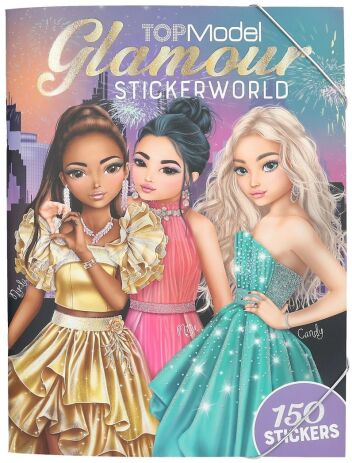 Top Model Μπλοκ Με Αυτοκόλλητα-Glamour Stickerworld (D13232) (0)