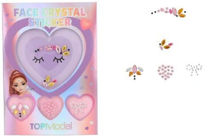 Top Model Face Crystal Sticker Beauty & Me-3 Σχέδια (D13254) (2)