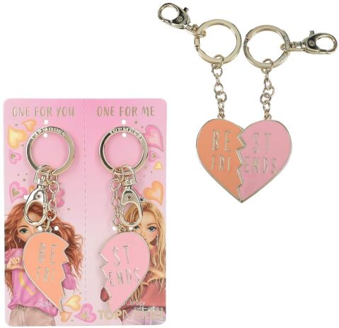 Top Model Keyring Σε Heart BFF-2 Σχέδια (D13300) (1)