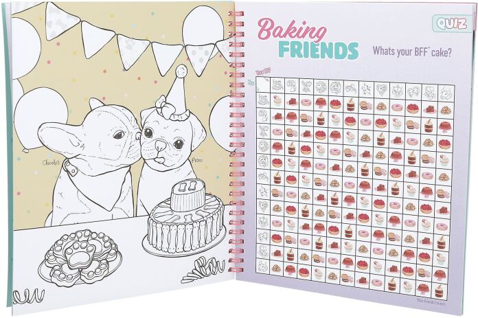 Top Model Μπλοκ Ζωγραφικής Cake & Bake Colouring Book (D13386) (4)