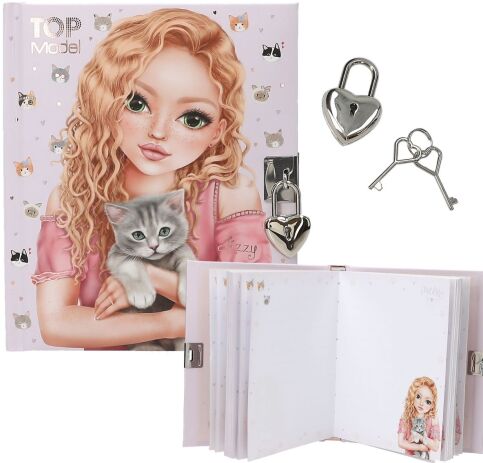 Top Model Ημερολόγιο Με Κλειδί Kitty & Doggy (D13569) (1)