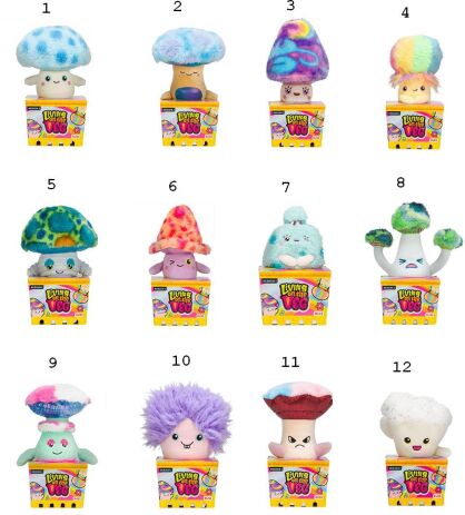 Funguys-Lining On The Veg 15cm-12 Σχέδια (JWL00177) (0)