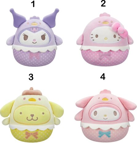 Squishmallows-Sanrio W1 13cm-4 Σχέδια (JWSQ0970) (1)