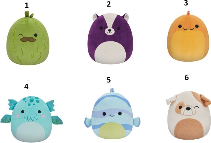 Squishmallows W2 19cm-6 Σχέδια (JWSQ4065) (1)