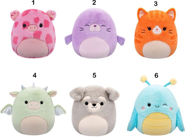 Squishmallows-Fuzzamallow W6 30.5cm-6 Σχέδια (JWSQ8158) (1)