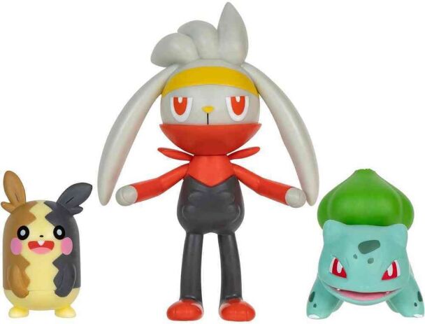 Pokemon Φιγούρες 3Τμχ W18-4 Σχέδια (JW095155-W18) (4)