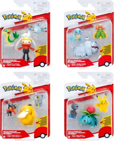 Pokemon Φιγούρες 3Τμχ W29-4 Σχέδια (JW095155-W29) (2)