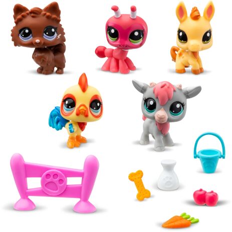 Littlest Pet Shop Φιγούρες 5Τμχ-Φάρμα (BF000510) (0)