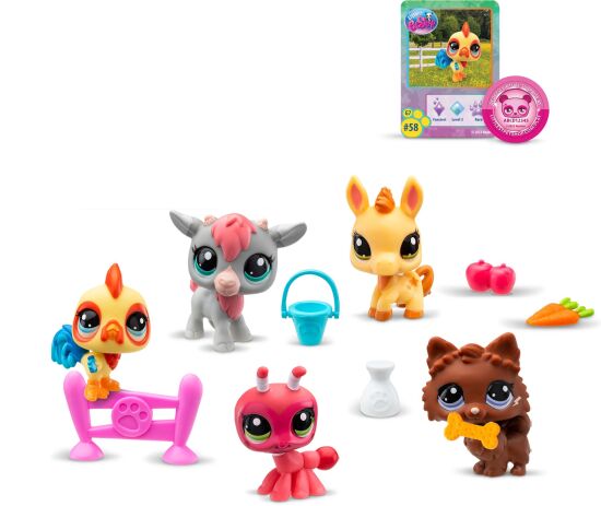 Littlest Pet Shop Φιγούρες 5Τμχ-Φάρμα (BF000510) (3)