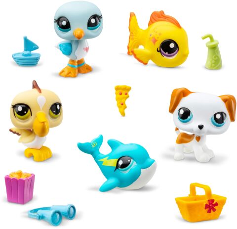 Littlest Pet Shop Φιγούρες 5Τμχ-Παραλία (BF000517) (0)