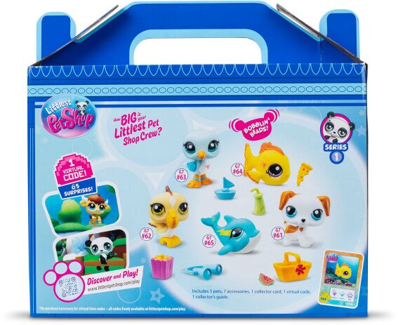Littlest Pet Shop Φιγούρες 5Τμχ-Παραλία (BF000517) (2)
