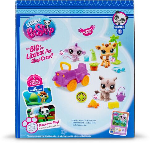 Littlest Pet Shop Φιγούρες 3Τμχ-Σαφάρι (BF000524) (2)
