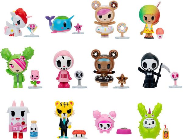 Tokidoki-Φιγούρα 2Τμχ Με Αξεσουάρ Φακελάκι-12 Σχέδια  (JWTK0001) (0)