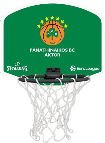 Spalding Euroleague Παναθηναϊκός Μπασκέτα Micro (79-076Z) (0)
