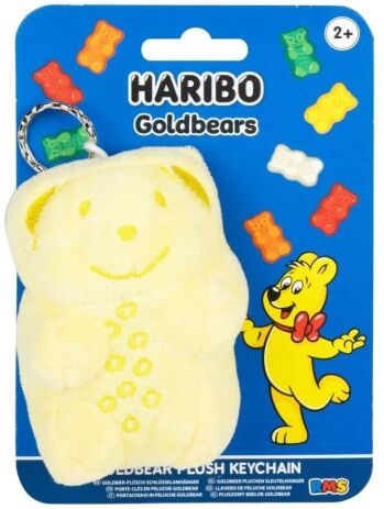 Haribo Λούτρινο Χρυσά Αρκουδάκια 10cm Μπρελόκ-5 Σχέδια (32.55-0110) (2)