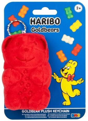 Haribo Λούτρινο Χρυσά Αρκουδάκια 10cm Μπρελόκ-5 Σχέδια (32.55-0110) (5)