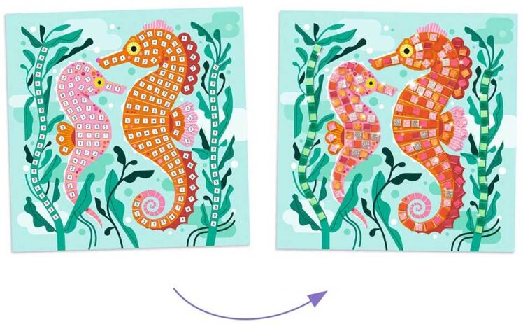 Djeco Μωσαϊκό-Ζωάκια Καραϊβικής (176-09427) (1)