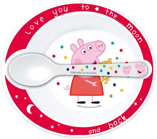 Stor Σετ Μπωλ Με Κουτάλι Peppa Pig (105587) (0)