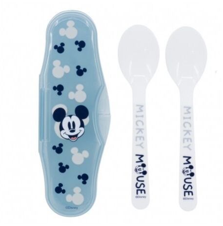 Stor Κουταλάκια Φαγητού Με Θήκη Mickey Mouse 2Τμχ (105590) (0)