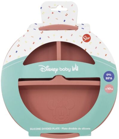 Stor Πιάτο Σιλικόνης Με Χωρίσματα Minnie Mouse (105603) (1)