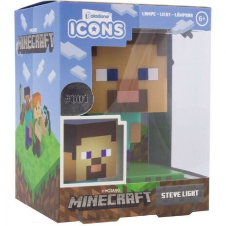Paladone Minecraft Steve Icon Light (057522) (1)