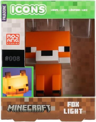 Paladone Minecraft Fox Icon Light (096271) (1)