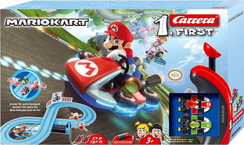Carrera First Αυτοκινητόδρομος Nintendo Mario Cart 1:50 (051847) (1)